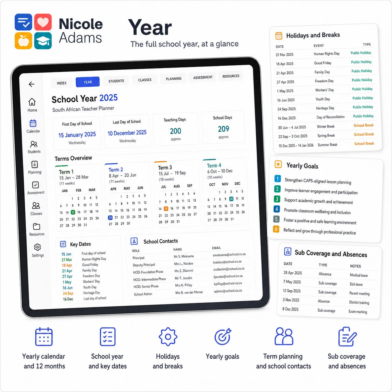 Interactive All-in-One Teacher Planner